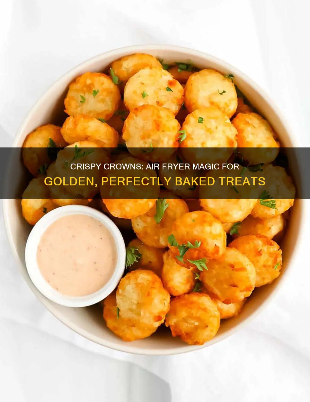 how to cook golden crispy crowns in air fryer