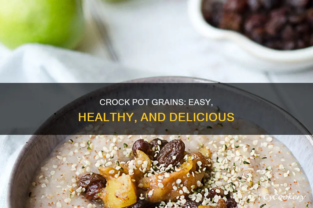how to cook grains in a crock pot