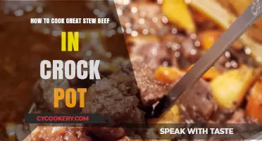 Stew Beef in a Crock Pot: Tender and Delicious