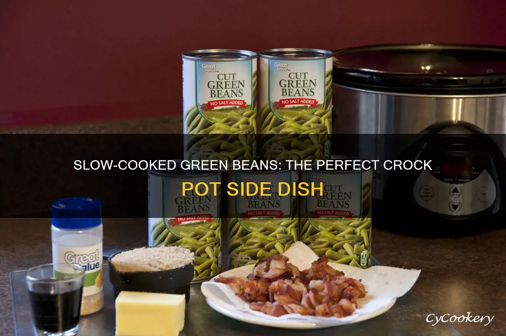 how to cook greeb beans in crock pot