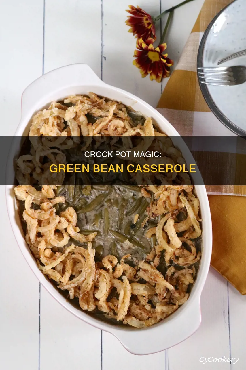 how to cook green bean casserole in the crock pot
