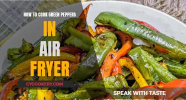 Crispy Green Pepper Delight: Air Fryer Mastery