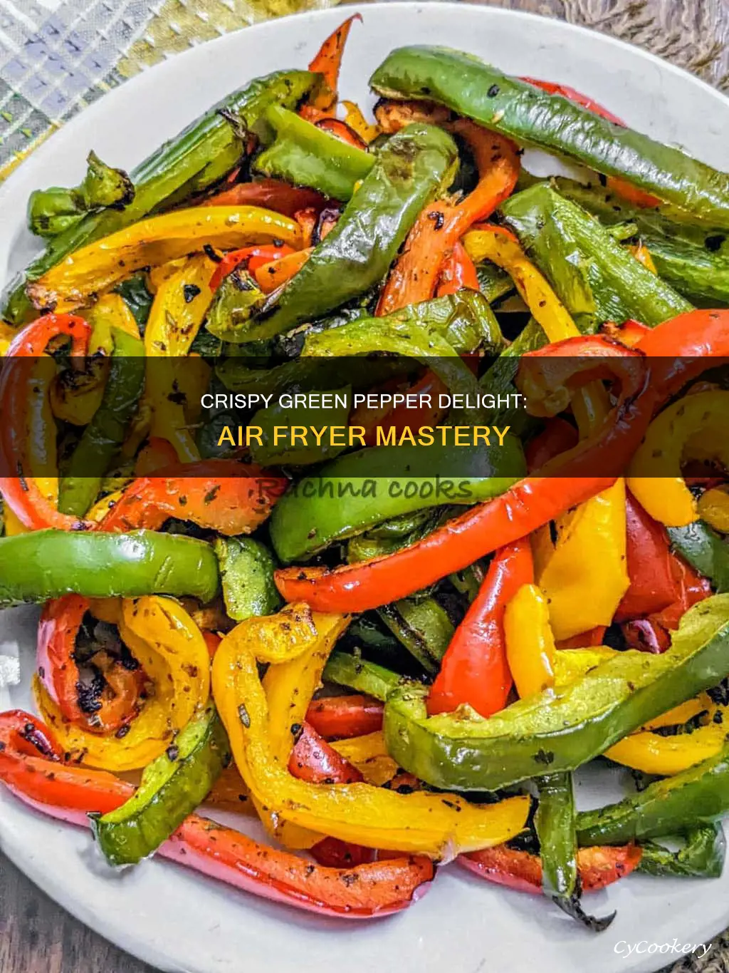 how to cook green peppers in air fryer