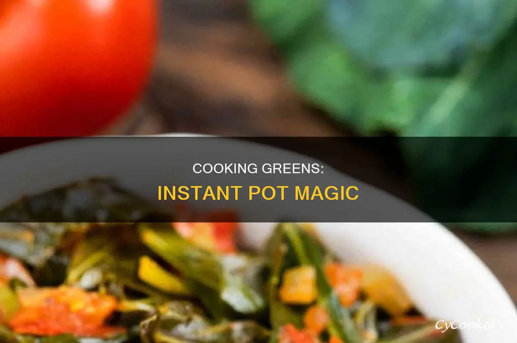 how to cook greens in instan pot