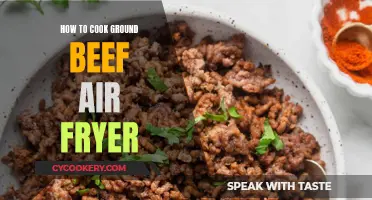 Tasty Ground Beef: Air Fryer Cooking Made Easy