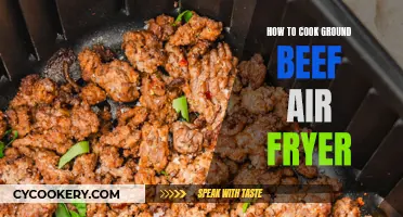 Air-Fryer Ground Beef: Quick, Easy, and Delicious!