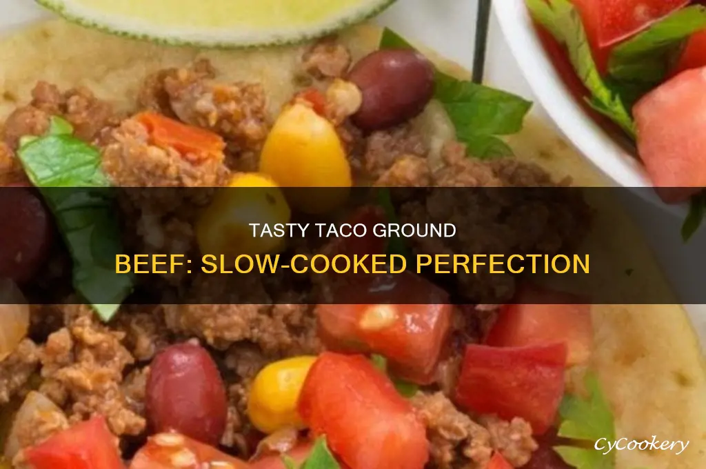 how to cook ground beef for tacos in crock pot