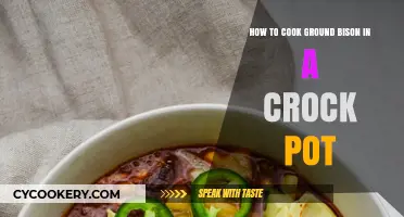 Crock Pot Cooking: Ground Bison Perfection
