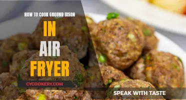 Crispy, Healthy Ground Bison: Air Fryer Mastery