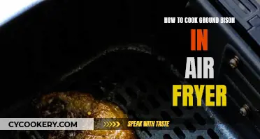 Air-Frying Ground Bison: A Quick, Easy, and Delicious Guide