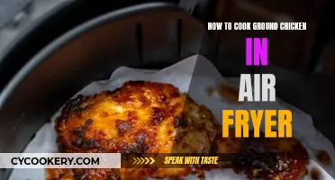 Crispy, Healthy Ground Chicken: Air Fryer Mastery