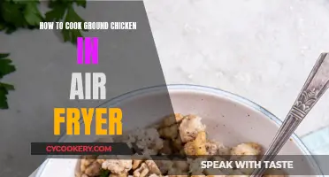 Air-Fryer Ground Chicken: Quick, Easy, and Delicious