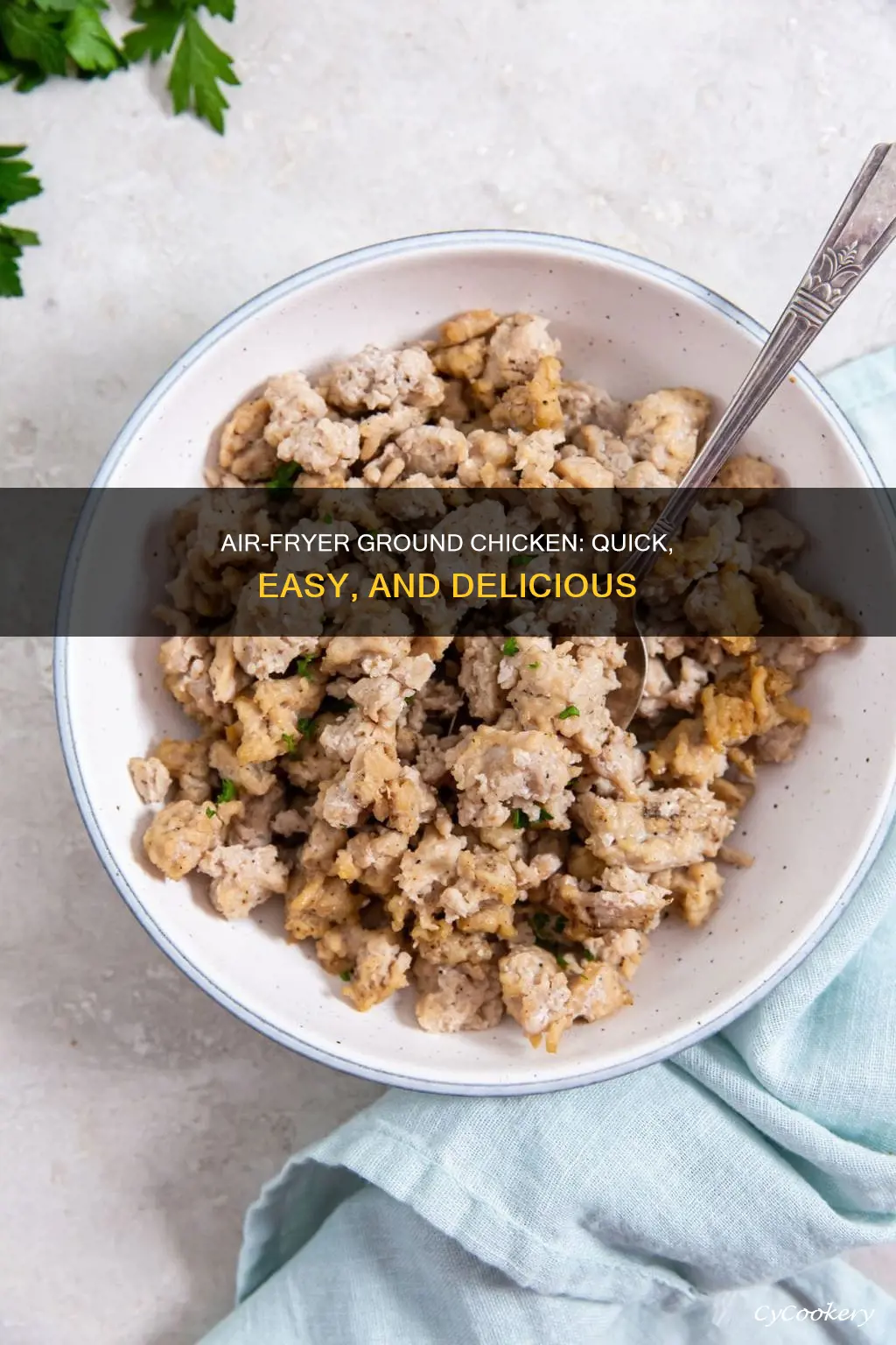 how to cook ground chicken in air fryer