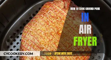 Crispy Air Fryer Ground Pork: Quick & Easy Recipe