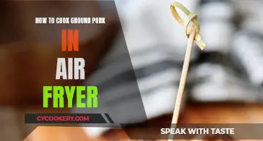 Air-Frying Ground Pork: Quick, Easy, and Delicious