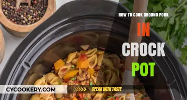 Crock-Pot Ground Pork: Easy, Delicious, and Versatile!