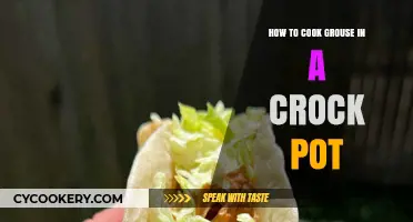 Crock Pot Grouse: A Simple, Delicious, Tender Treat