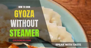 Cooking Gyozas: No Steamer, No Problem!