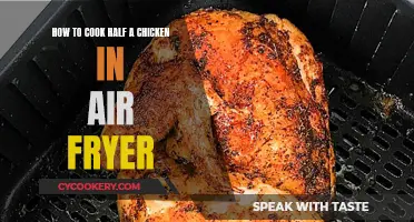 Crispy, Juicy Half-Chicken: Air Fryer Mastery