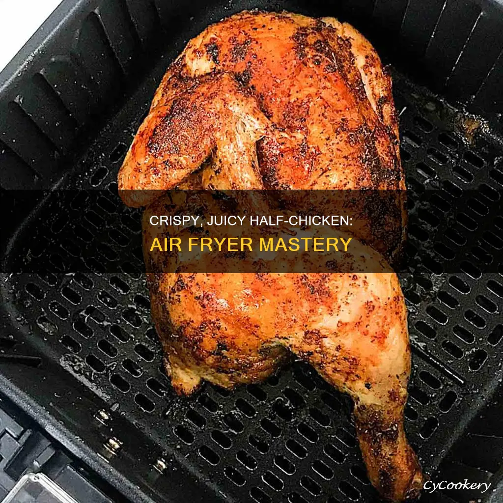 how to cook half a chicken in air fryer