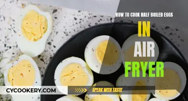 Perfectly Cooked: Air Fryer Half-Boiled Eggs