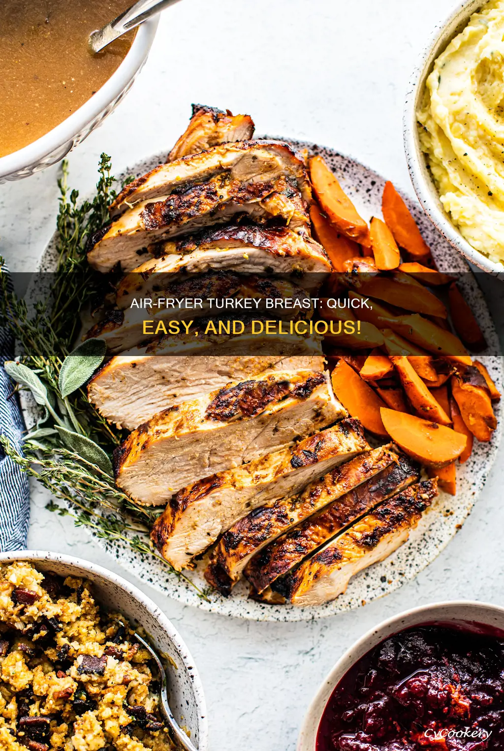 how to cook half turkey breast in air fryer