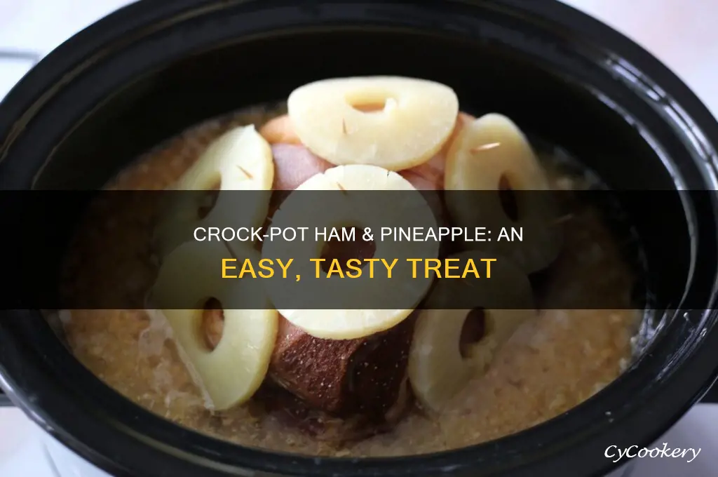 how to cook ham and pineapple in a crock pot