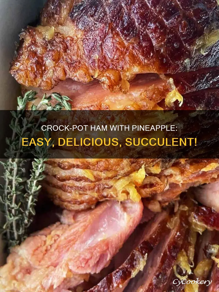 how to cook ham in crock pot with pineapple