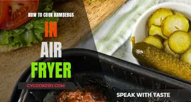 Air-Fryer Hamburgers: Quick, Easy, and Delicious