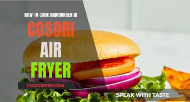 Crispy, Golden Hamburgers: The Air Fryer Technique