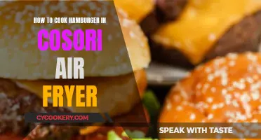 Air-Frying Hamburgers: Cosori-Style Perfection in Minutes