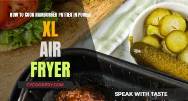 Air Fryer Hamburgers: Cooking Perfect Patties in Power XL