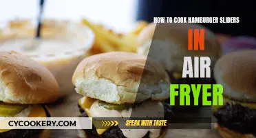 Air-Fryer Hamburger Sliders: Quick, Easy, and Delicious!