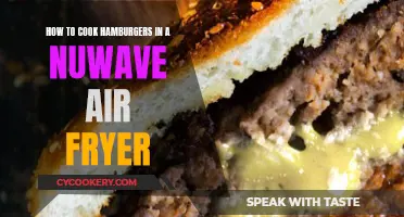 Master the Art of Hamburgers: Nuwave Air Fryer Technique