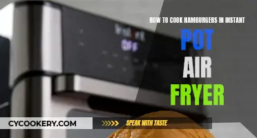 Tasty, Juicy Hamburgers: Air Fryer Instant Pot Magic!