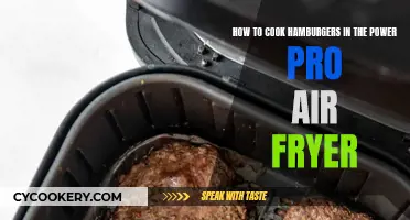 Master the Art of Hamburgers: Cooking Tips in the Power Pro Air Fryer