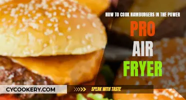 Air Fryer Hamburgers: Power Pro Style