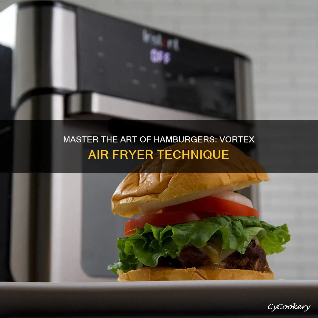 how to cook hamburgers in vortex air fryer