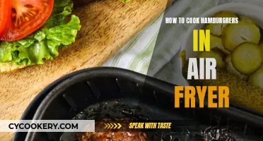 Air-Fried Hamburgers: Quick, Easy, and Delicious