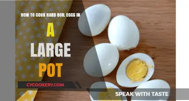 Large Pot, Perfect Hard-Boiled Eggs: Quick and Easy!
