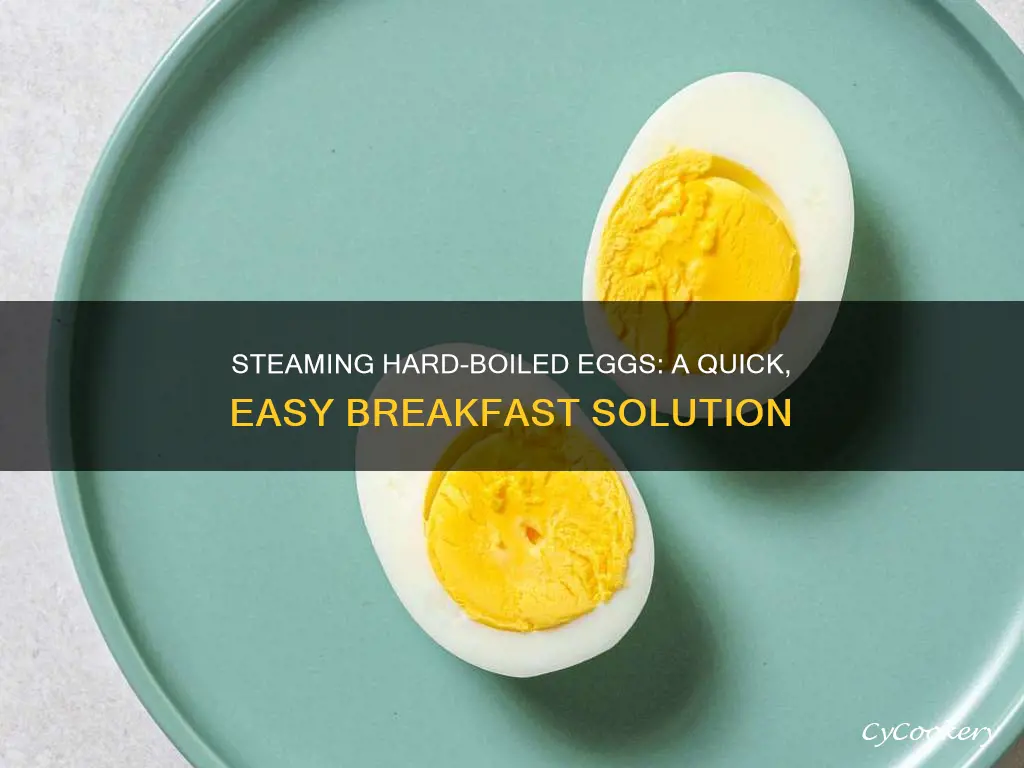 how to cook hard boiled eggs in a steamer