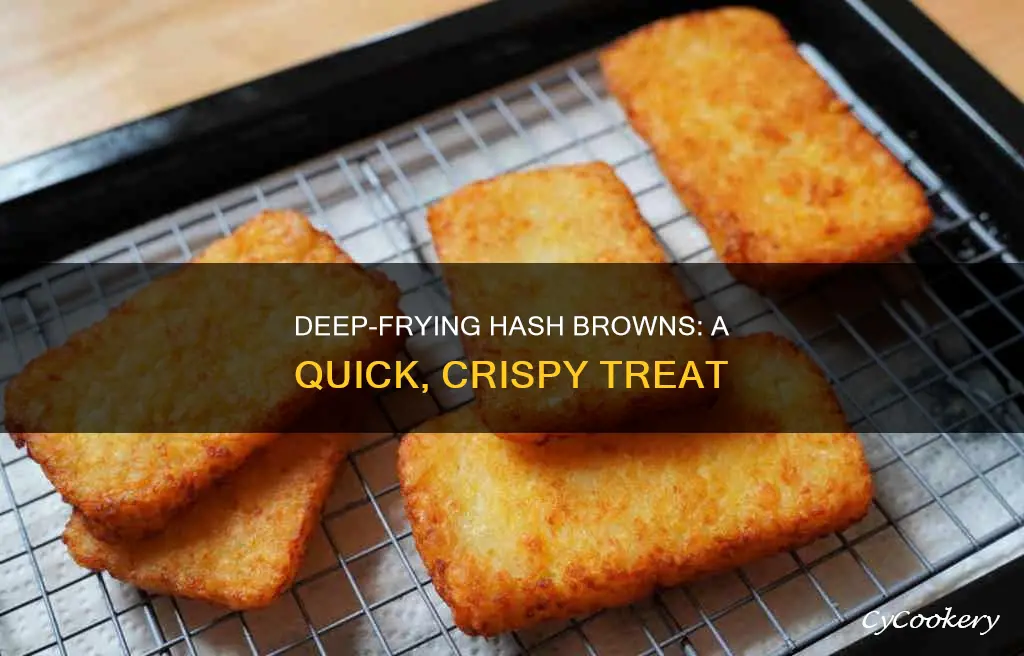 how to cook hashbrowns in a deep fryer