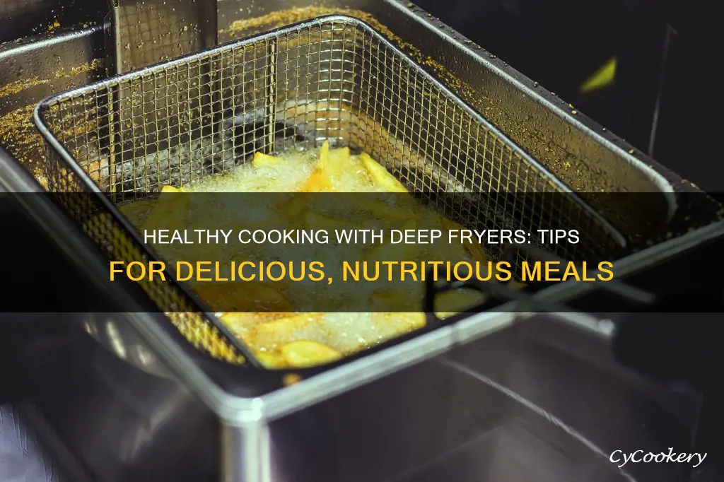 how to cook healthy with a deep fryer