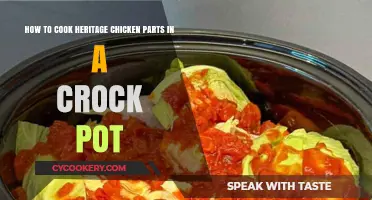 Heritage Chicken Parts: Crock Pot Cooking Perfection