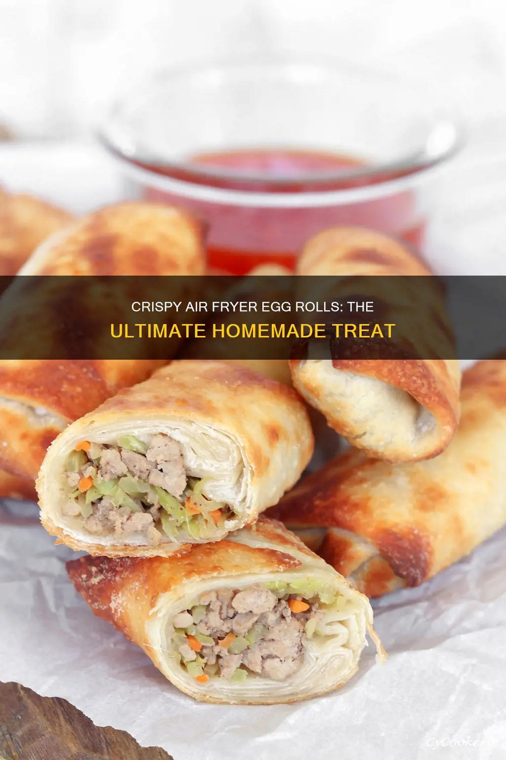 how to cook homemade egg rolls in air fryer