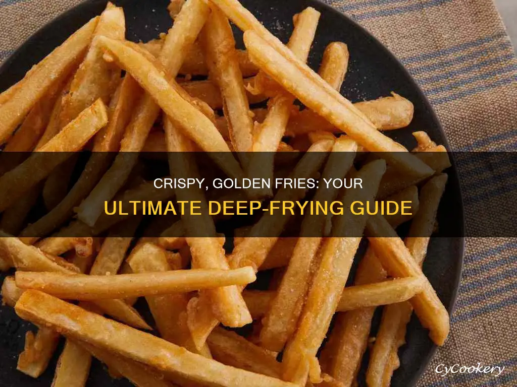 how to cook homemade fries in deep fryer