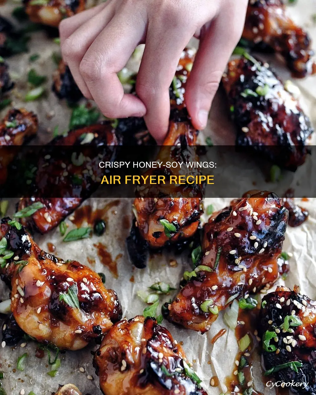 how to cook honey soy chicken wings in air fryer