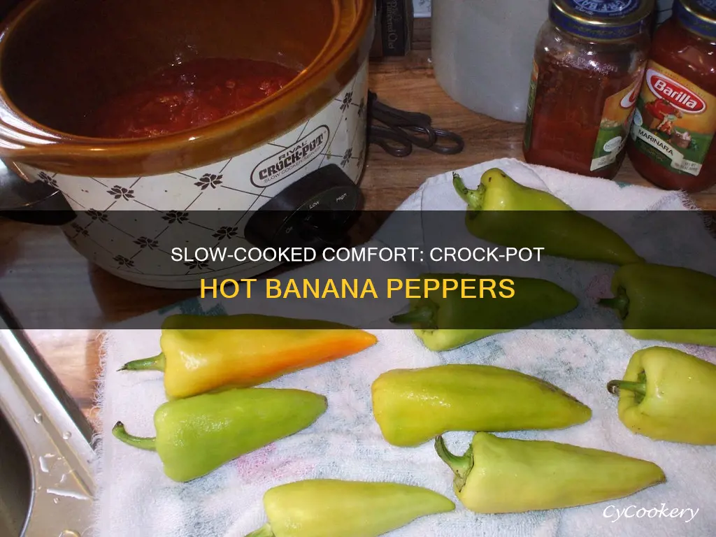 how to cook hot banana peppers in crock pot