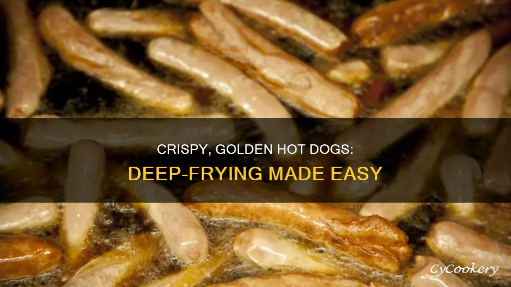 how to cook hot dog in deep fryer