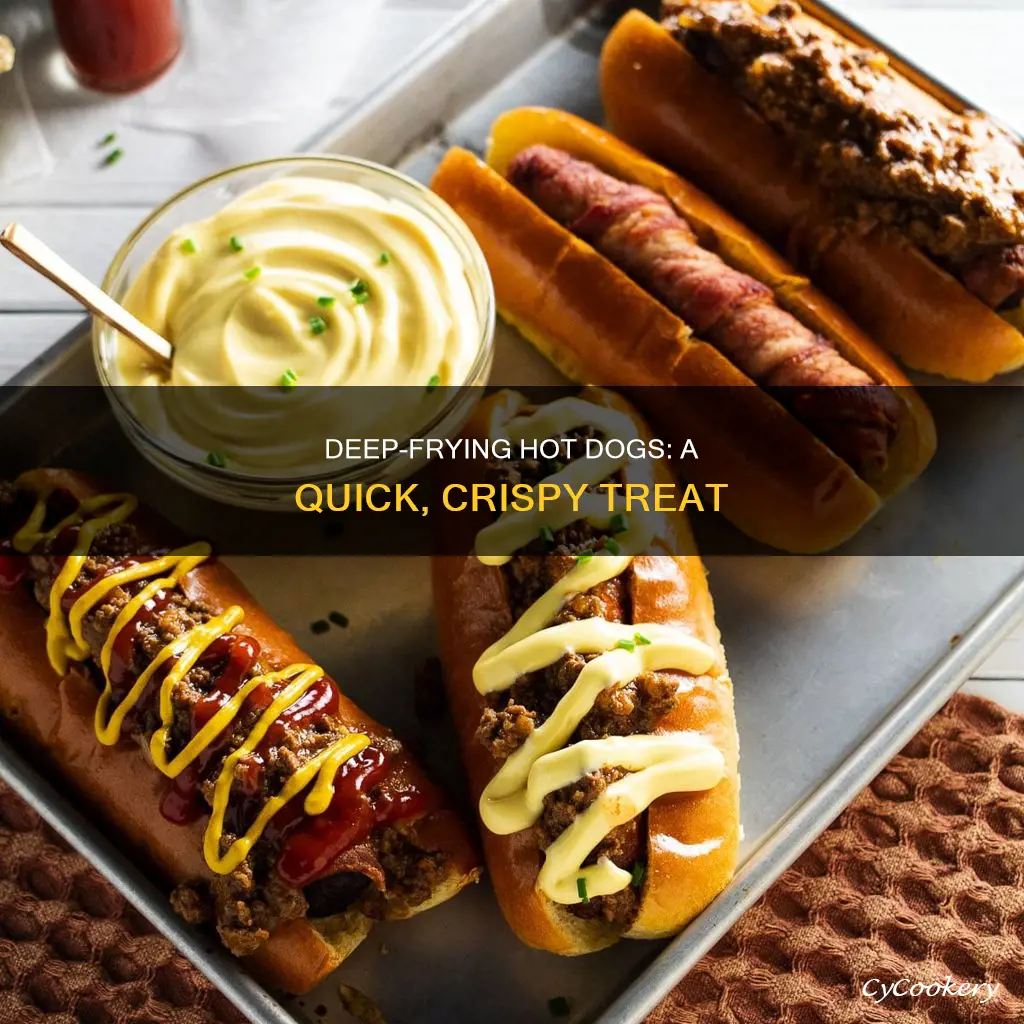 how to cook hot dog in deep fryer